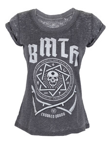 Tee-shirt métal pour femmes Bring Me The Horizon - Crooked Young Burnout - ROCK OFF - BMTHBO01LC
