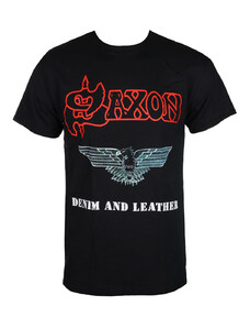 Tee-shirt métal pour hommes Saxon - DENIM & LEATHER - RAZAMATAZ - ST0336