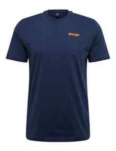 OAKLEY T-Shirt fonctionnel 'Iridium' marine / bleu clair / orange