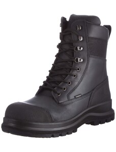 Carhartt Homme Detroit Rugged Flex Chaussures de sécurité Montantes imperméables S3 20 cm Construction, Noir, 44 EU