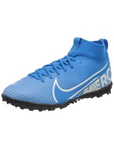 Nike Mixte Enfant Jr Superfly 7 Academy TF Chaussures de Football, Blue Hero/White/Obsidian, 33.5 EU