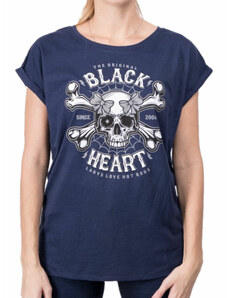 T-Shirt pour femmes - DEAD PIN UP - BLACK HEART - 8504