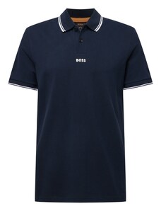 BOSS T-Shirt 'Chup' bleu foncé / blanc