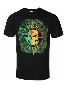 Tee-shirt métal pour hommes Cypress Hill - South Gate Logo & Leaves - ROCK OFF - CYPTS01MB