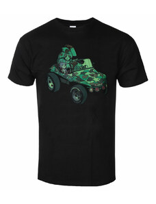 Tee-shirt métal pour hommes Gorillaz - Group Green Jeep - ROCK OFF - GORTS02MB