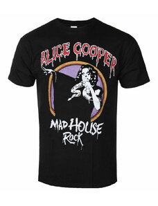 Tee-shirt métal pour hommes Alice Cooper - Mad House Rock - ROCK OFF - ACTEE09MB