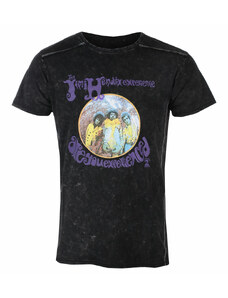Tee-shirt métal pour hommes Jimi Hendrix - Experienced Snow Wash - ROCK OFF - JHXSWASH01MB