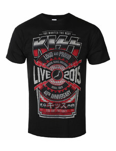 Tee-shirt métal pour hommes Kiss - Japan Live 2015 - ROCK OFF - KISSTS23MB