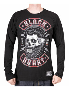 T-Shirt pour hommes - BEARD SKULL - BLACK HEART - 9757