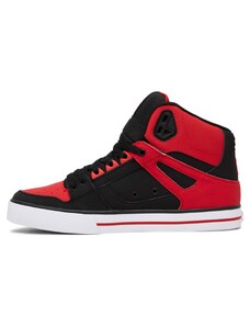 DC Shoes Homme Pure Basket, Fiery Red/White/Black, 46 EU