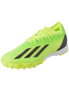 Adidas Mixte X SPEEDPORTAL.1 TF Sneaker, Green/Core Black/Solar Yellow, Numeric_46 EU
