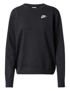 Nike Sportswear Sweat-shirt 'Club Fleece' noir / blanc
