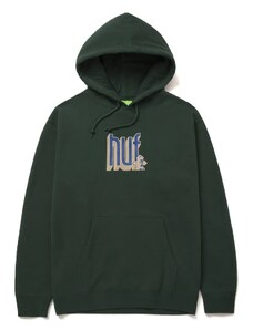 HUF Bookend Hoodie Forest Green PF00517