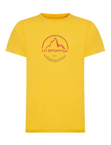 Hommes tee-shirt La Sportiva Logo Tee jaune