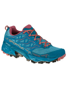 Chaussures trail femme La Sportiva Akyra encre/rouge
