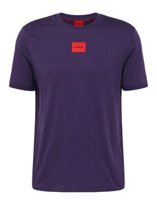 HUGO Red T-Shirt 'Diragolino212' violet foncé / rouge