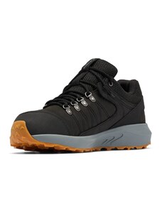 Columbia Trailstorm Crest Waterproof Chaussures Basses De Randonnée Et Trekking Imperméables pour Homme, Noir (Black x Ti Grey Steel), 44.5 EU