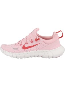 NIKE Femme Free Run 5.0 Sneaker, Med Soft Pink Lt Crimson Pink Foam, 44.5 EU
