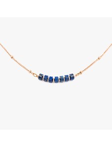 SLOYA Collier Piana en pierres Lapis-lazuli