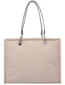 Karl Lagerfeld Cabas 'Space Vacay' beige / argent