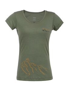 T-shirt fonctionnel femme Direct Alpine Furry Lady kaki (hillside)