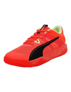 PUMA Unisex Adults' Sport Shoes ELIMINATE PRO II Indoor Court Shoes, RED BLAST-FAST YELLOW-PUMA BLACK, 43