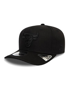 New Era Chicago Bulls Tonal Black 9FIFTY Stretch Snap Cap
