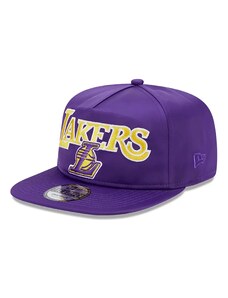 New Era LA Lakers NBA Patch Retro Purple Golfer Cap 60364180