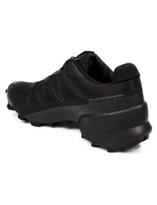 Salomon Speedcross 5 Chaussures de Trail Running pour Homme, Accroche, Stabilité, Fit, Black, 40 2/3