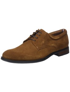 Tommy Hilfiger Homme Chaussures Derby Casual Suede Daim, Marron (Coconut Grove), 45 EU