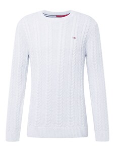 Tommy Jeans Pull-over bleu marine / gris clair / rouge / blanc