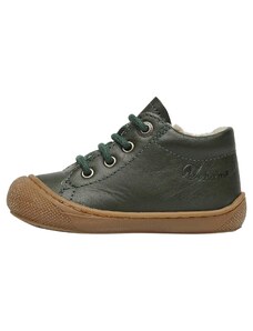 Naturino Cocoon-Chaussures Premiers Pas en Cuir doublés en Laine, Vert foncé 17