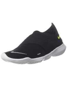 Nike Femme WMNS Free RN Flyknit 3.0 Chaussures d'Athlétisme, Multicolore (Black/Volt/White 000), 37.5 EU