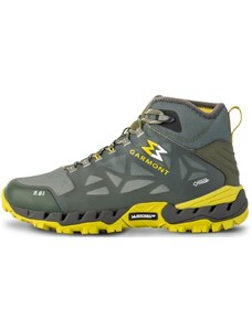 Chaussures trekking homme Garmont 9.81 N AIR G 2.0 MID M GTX Vert olive/vert pomme