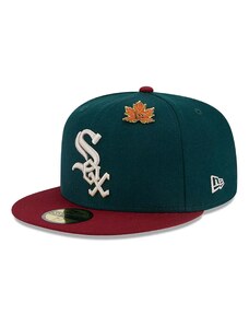 New Era Chicago White Sox MLB Contrast World Series Dark Green 59FIFTY Fitted Cap 60364476