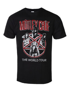 Tee-shirt métal pour hommes Mötley Crüe - Vintage World Tour - ROCK OFF - MOTTEE50MB