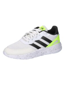 adidas Nebzed Lifestyle Lace Running Shoes Chaussures-Basses, FTWR White/Core Black/Lucid Lemon, 34 EU