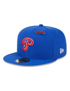 New Era Philadelphia Phillies MLB Cooperstown Blue 59FIFTY Fitted Cap 60424799