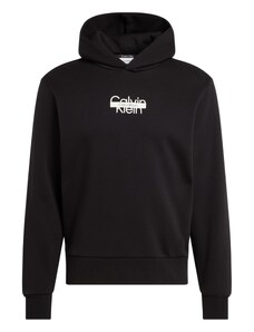 Calvin Klein Sweat-shirt noir / blanc