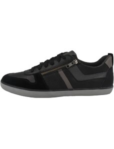 Geox Homme U Elver B Sneakers, Black, 41 EU