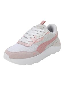 Puma Women Runtamed Platform Sneakers, Feather Gray-Future Pink-Puma White-Frosty Pink-Warm White, 37 EU