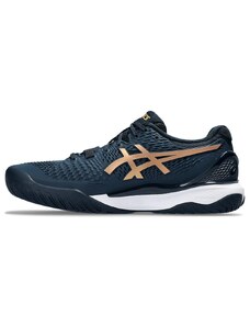 ASICS Homme Gel-Resolution 9 Sneaker, French Blue Pure Gold, 42.5 EU