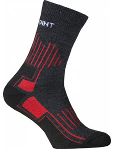 Chaussettes High Point Lord 2.0 Merino noir/rouge
