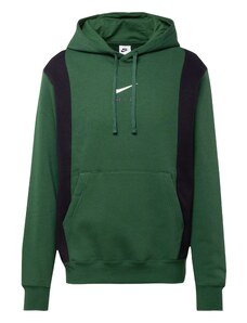 Nike Sportswear Sweat-shirt 'AIR' gris / vert foncé / noir / blanc cassé