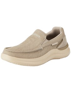Skechers Homme Hasting À Enfiler, Toile Taupe, 45.5 EU