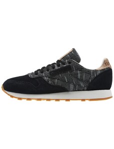 Reebok Homme Cl Leather Ebk Chaussures de Running, Noir (Black Stark Grey Sand Stone Gum), 41 EU