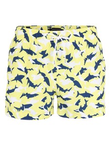 Tommy Hilfiger Underwear Shorts de bain marine / jaune / blanc