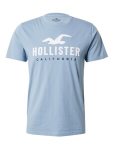 HOLLISTER T-Shirt bleu marine / bleu clair / blanc