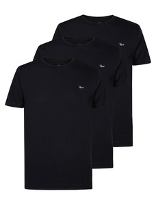Petrol Industries T-Shirt 'Sidney' noir / blanc