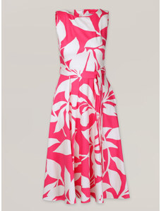 Willsoor Robe classique sans manches en coton avec motif rose 16639